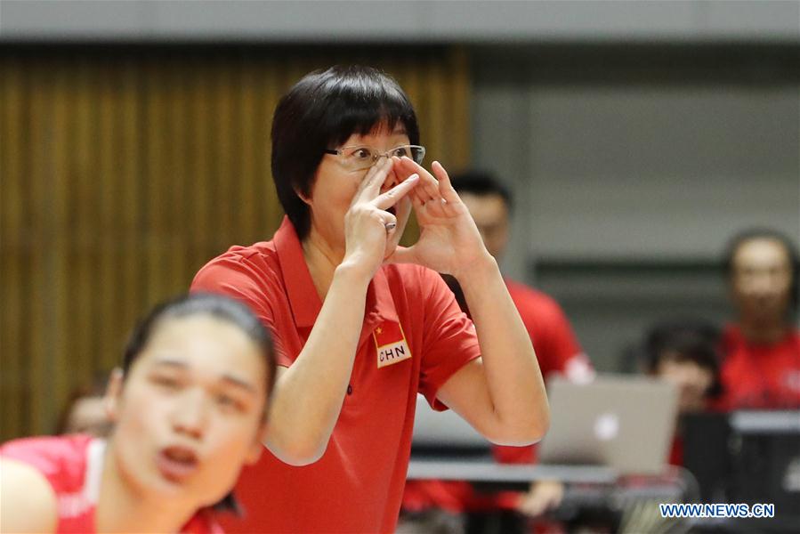 (SP)JAPAN-SAPPORO-VOLLEYBALL-WOMEN'S WORLD CHAMPIONSHIP-CHINA VS CANADA