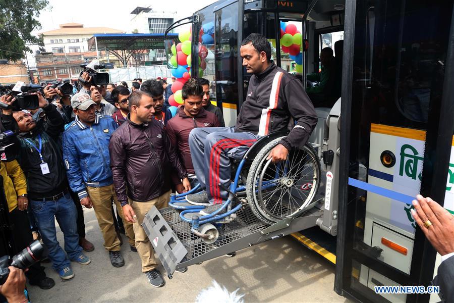 NEPAL-LALITPUR-MADE IN CHINA-ELECTRIC BUS