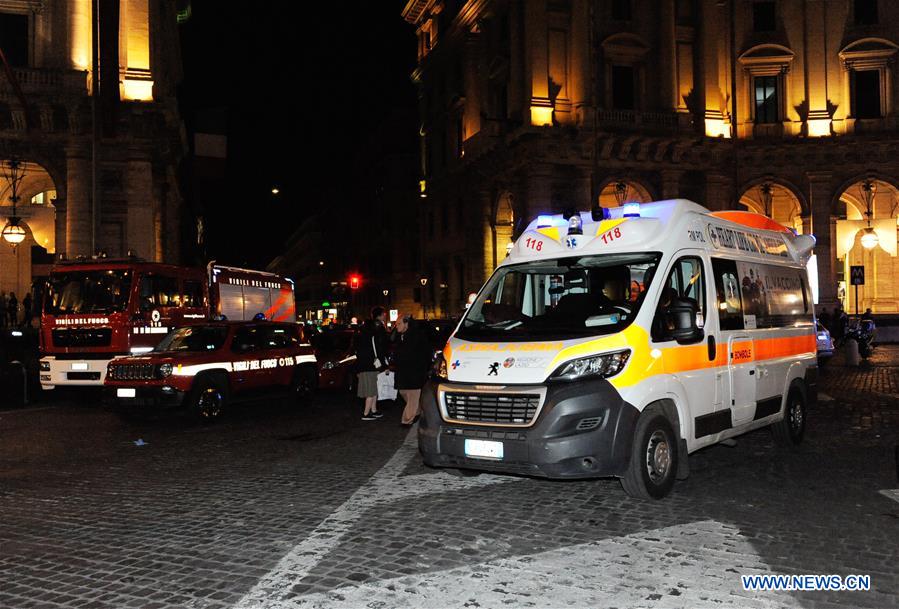 ITALY-ROME-METRO-ESCALATOR-COLLAPSE