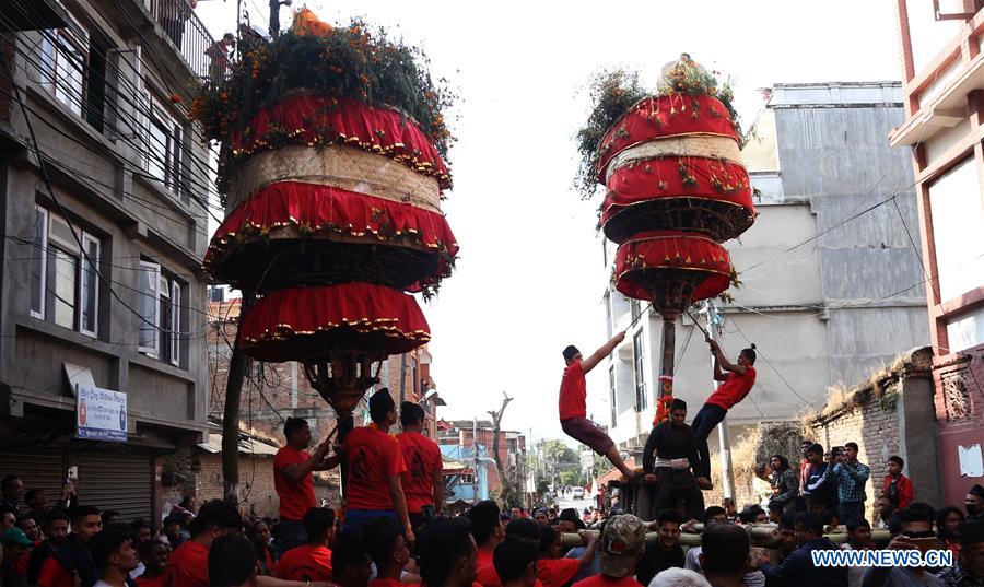 NEPAL-KATHMANDU-CULTURE-HADIGAUN FESTIVAL