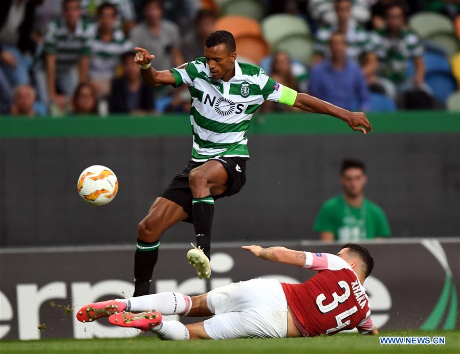 (SP)PORTUGAL-LISBON-SOCCER-EUROPA LEAGUE-SPORTING VS ARSENAL