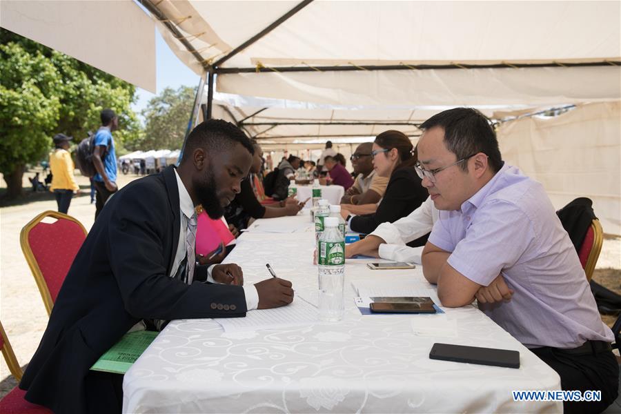 ZAMBIA-LUSAKA-CONFUCIUS INSTITUTES-JOBS EXPO