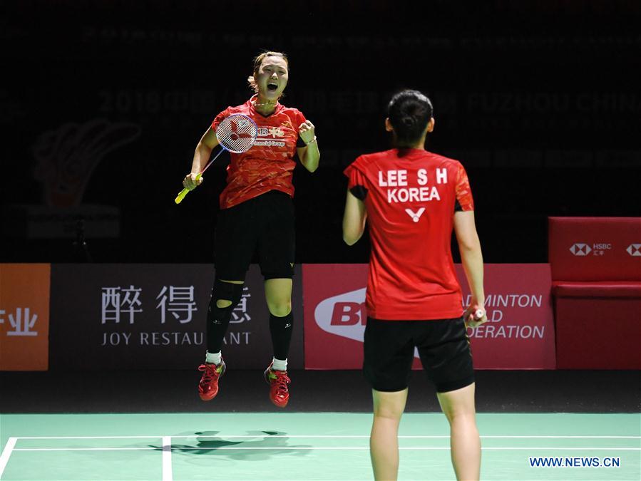 (SP)CHINA-FUZHOU-BADMINTON-FINALS