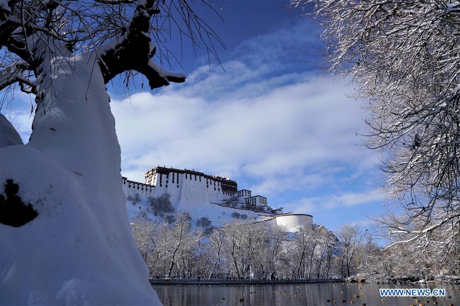 CHINA-TIBET-LHASA-SNOW (CN)