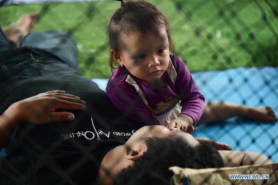 INDONESIA-BANTEN-TSUNAMI-TEMPORARY SHELTER