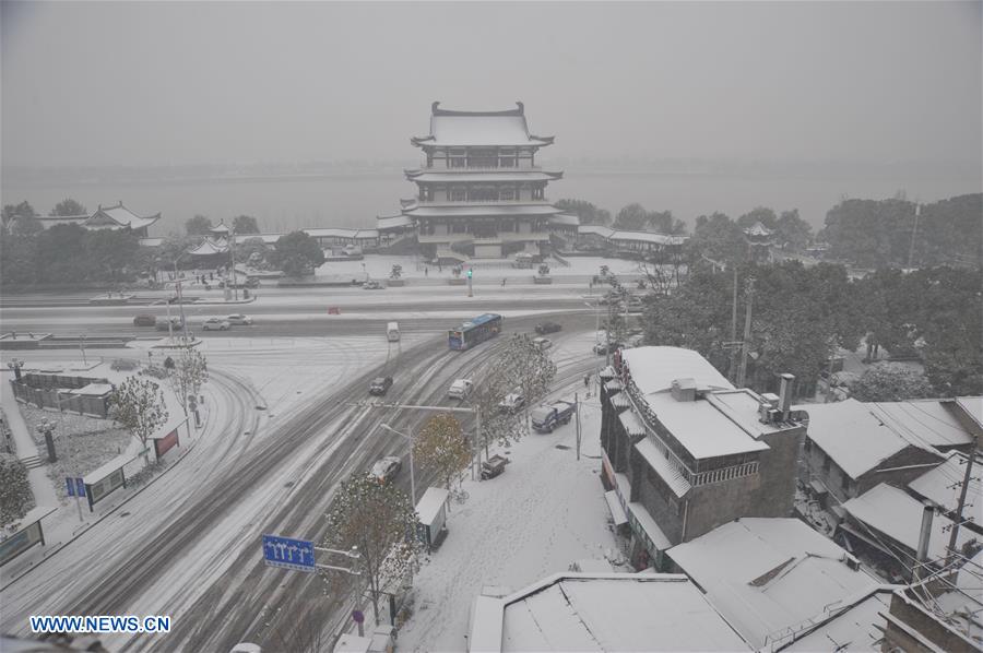 CHINA-HUNAN-CHANGSHA-SNOWFALL (CN)