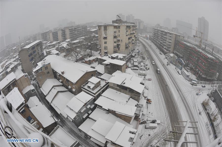 CHINA-HUNAN-CHANGSHA-SNOWFALL (CN)