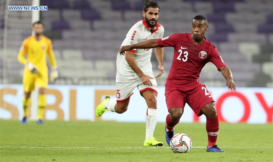 (SP)UAE-AL AIN-SOCCER-ASIAN CUP-QATAR VS LEBANON