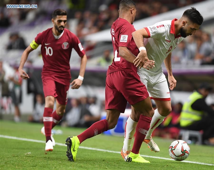 (SP)UAE-AL AIN-SOCCER-ASIAN CUP-QATAR VS LEBANON