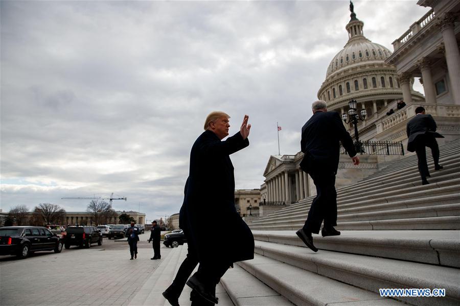 U.S.-WASHINGTON D.C.-TRUMP-SENATE REPUBLICAN POLICY LUNCH