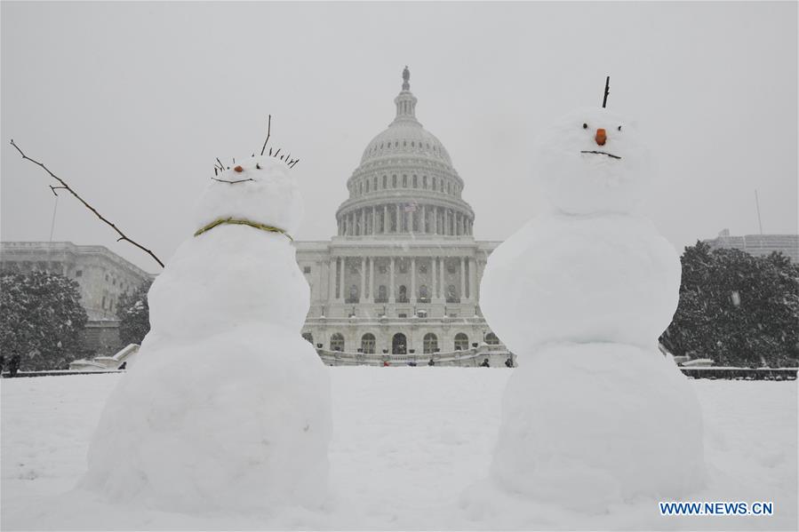 U.S.-WASHINGTON.D.C.-SNOW