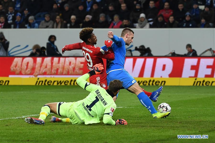 (SP)GERMANY-SINSHEIM-SOCCER-BUNDESLIGA-BAYERN MUNICH VS HOFFENHEIM