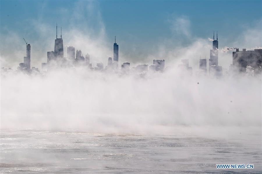 U.S.-CHICAGO-TEMPERATURE-COLDEST-RECORD-BREAKING