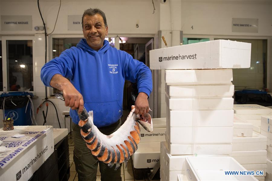 GREECE-PIRAEUS-FISHMARKET-KERATSINI