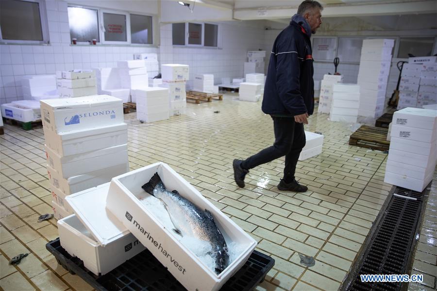 GREECE-PIRAEUS-FISHMARKET-KERATSINI