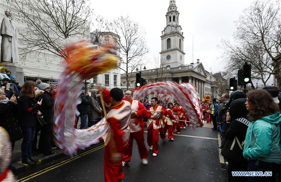 BRITAIN-LONDON-CHINESE LUNAR NEW YEAR-CELEBRATION