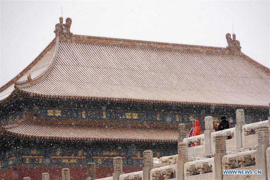 (InPalaceMuseum)CHINA-BEIJING-PALACE MUSEUM-SNOW (CN)