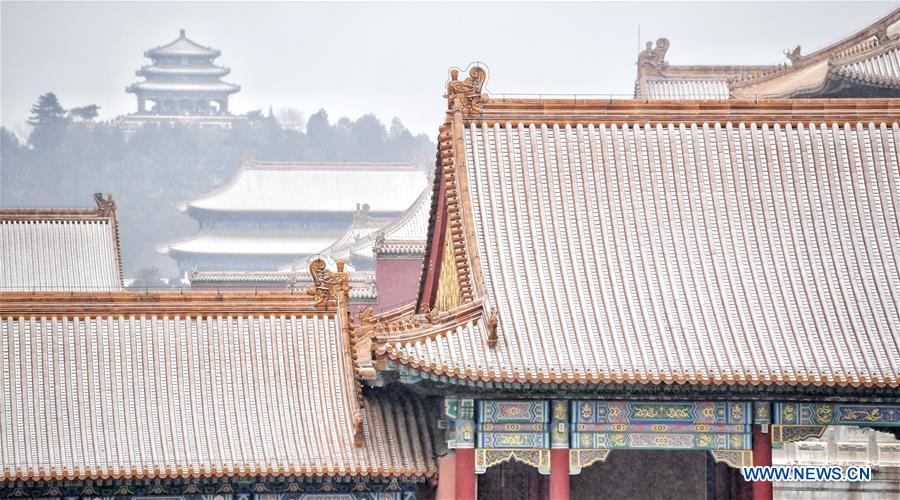 (InPalaceMuseum)CHINA-BEIJING-PALACE MUSEUM-SNOW (CN)