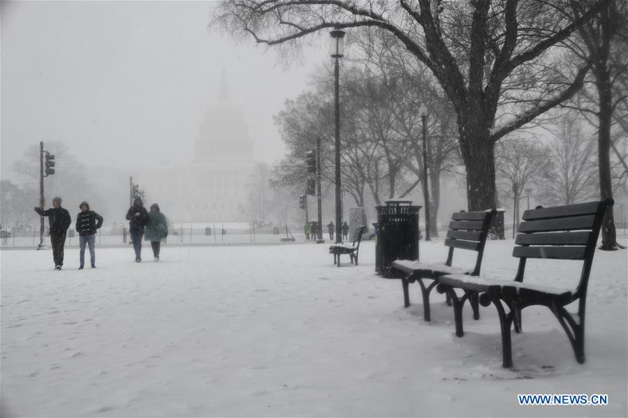 U.S.-WASHINGTON D.C.-SNOW