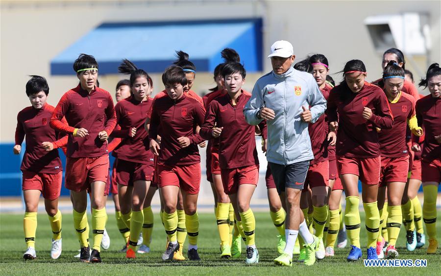 (SP)PORTUGAL-ALBUFEIRA-SOCCER-ALGARVE CUP-CHN-TRAINING SESSION