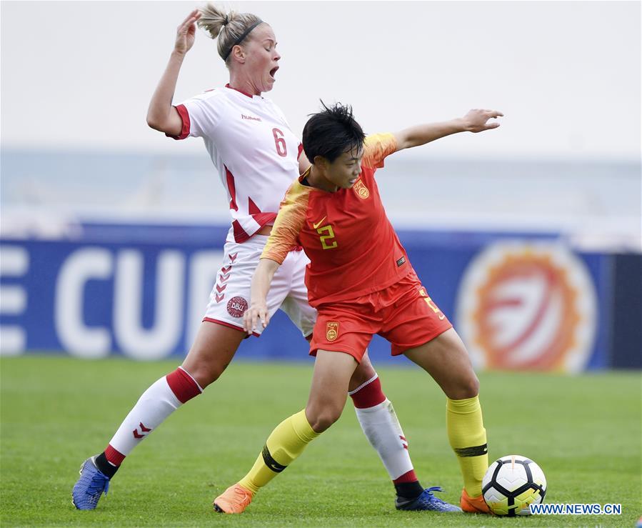 (SP)PORTUGAL-SANTO ANTONIO-FOOTBALL-ALGARVE CUP-CHN VS DEN