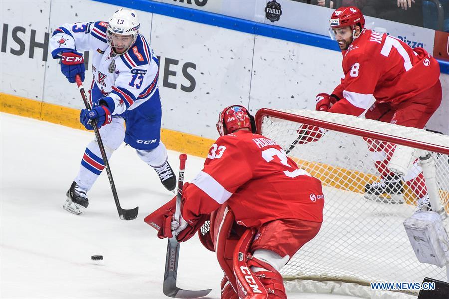 (SP)RUSSIA-MOSCOW-KHL-SPARTAK VS SKA