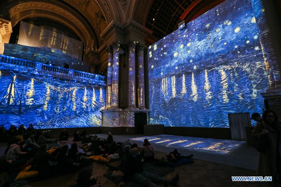 BELGIUM-BRUSSELS-VAN GOGH-IMMERSIVE EXHIBITION