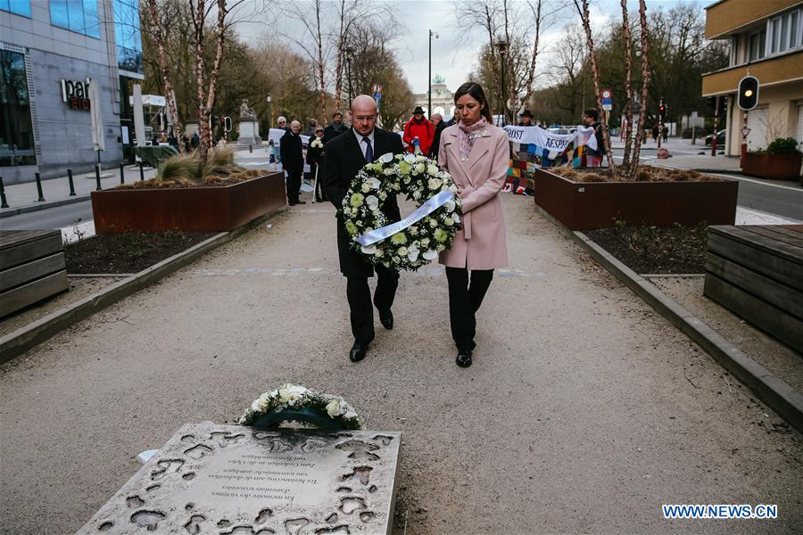 BELGIUM-BRUSSELS-COMMEMORATION-TERRORISM VICTIMS