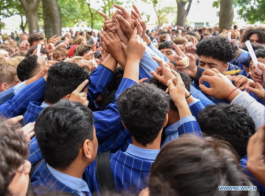 NEW ZEALAND-CHRISTCHURCH-STUDENTS-MOURNING