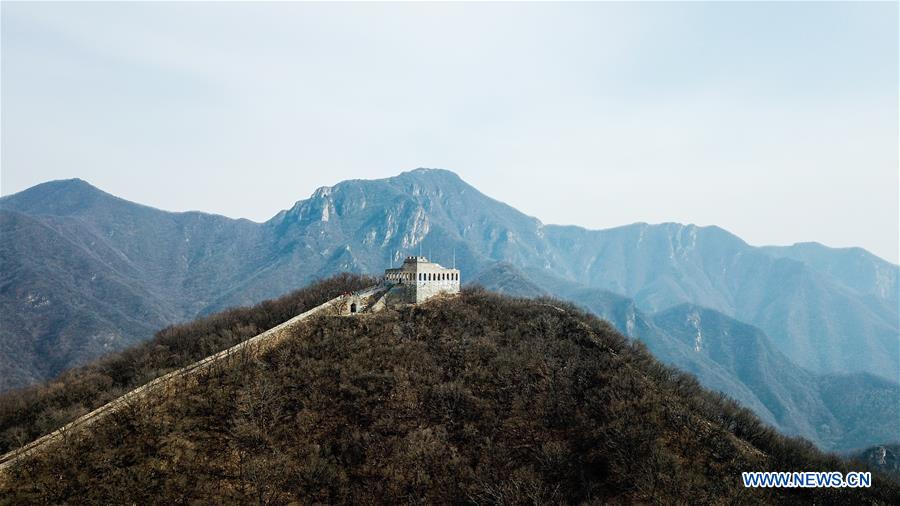 CHINA-BEIJING-GREAT WALL-JIUYANLOU-AERIAL VIEW (CN)