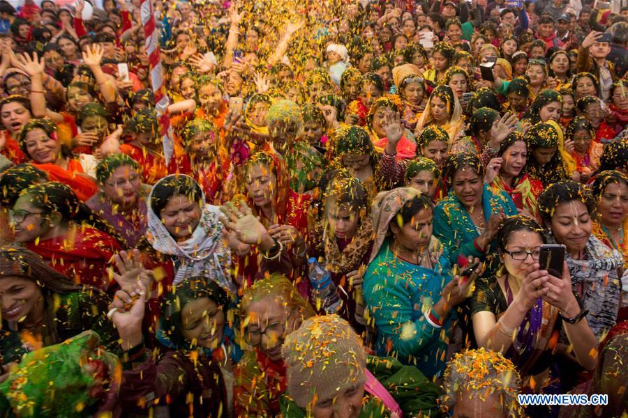 NEPAL-KATHMANDU-HOLI FESTIVAL