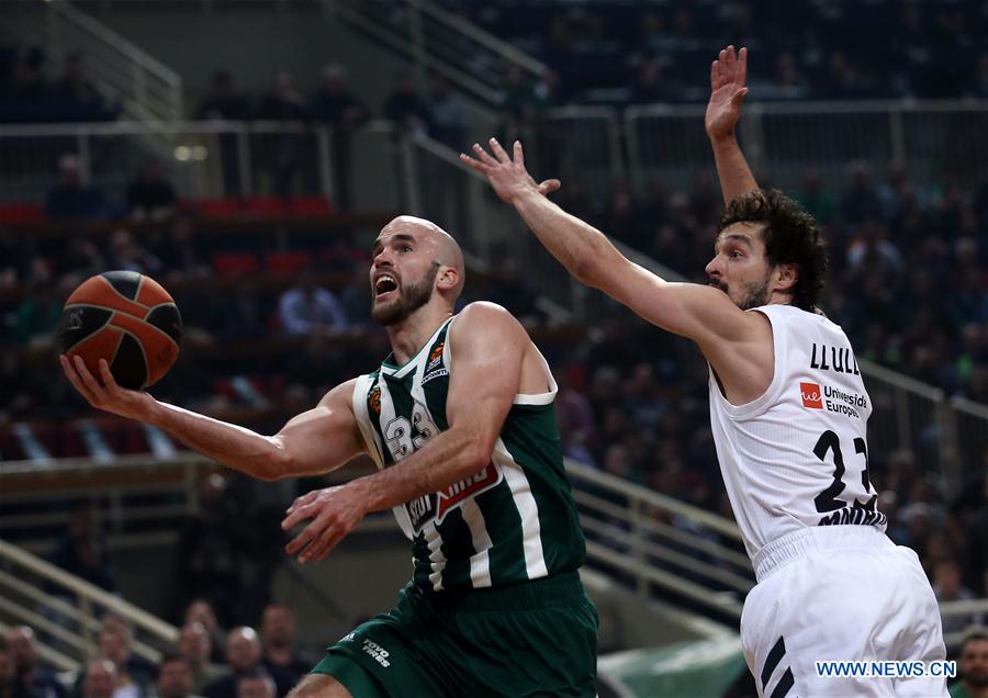 (SP)GREECE-ATHENS-BASKETBALL-EUROLEAGUE-PANATHINAIKOS VS REAL MADRID