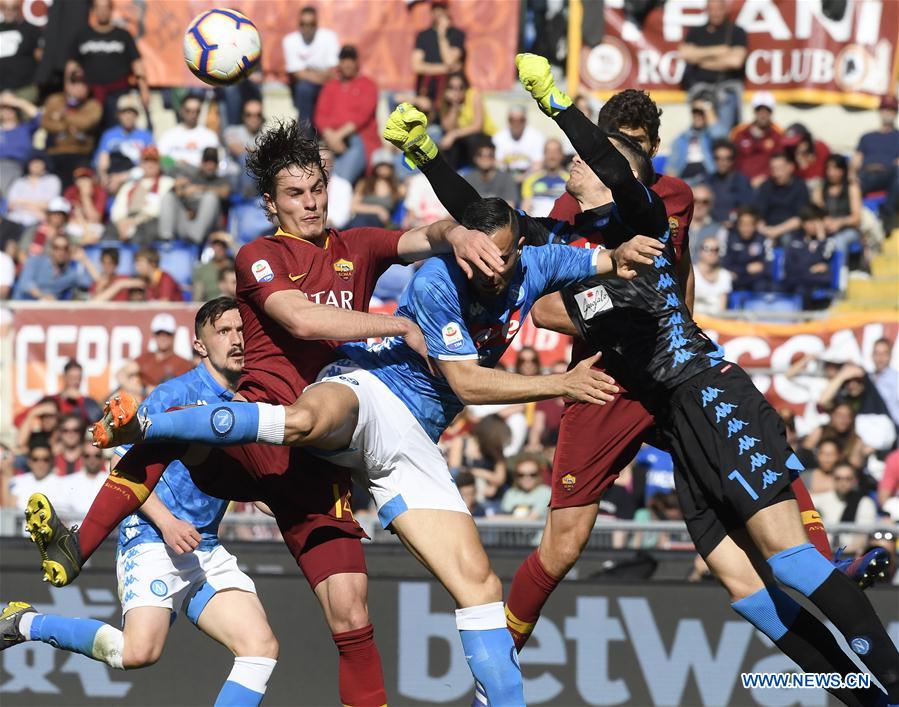 (SP)ITALY-ROME-SOCCER-ITALIAN SERIE A-ROMA VS NAPOLI