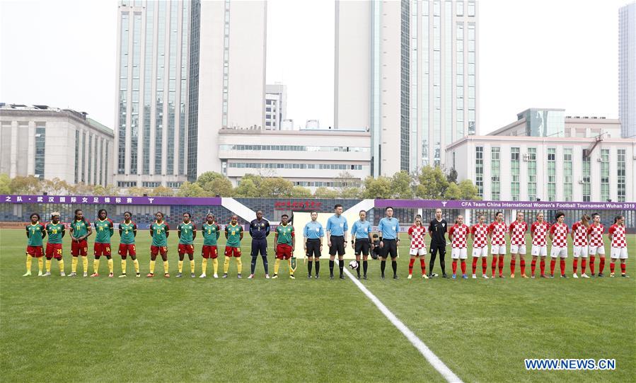 (SP)CHINA-WUHAN-WOMEN'S FOOTBALL TOURNAMENT-CAMEROON VS CROATIA