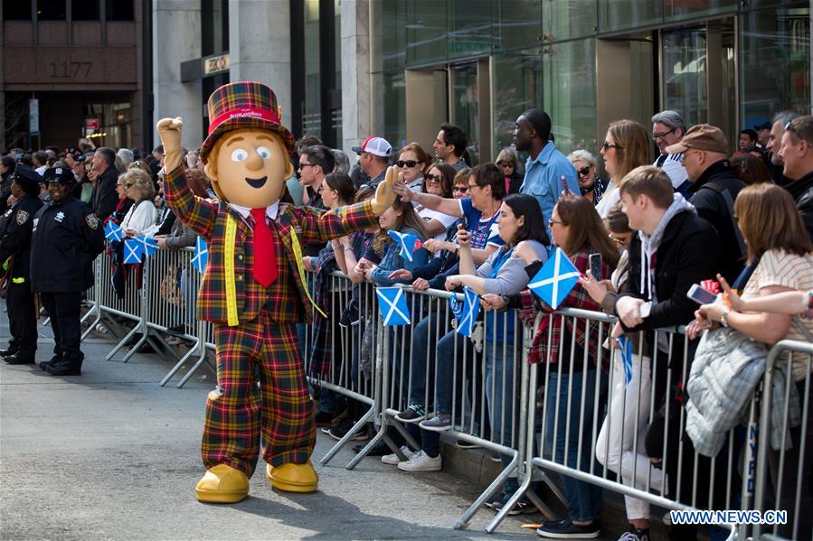 U.S.-NEW YORK-TARTAN DAY PARADE