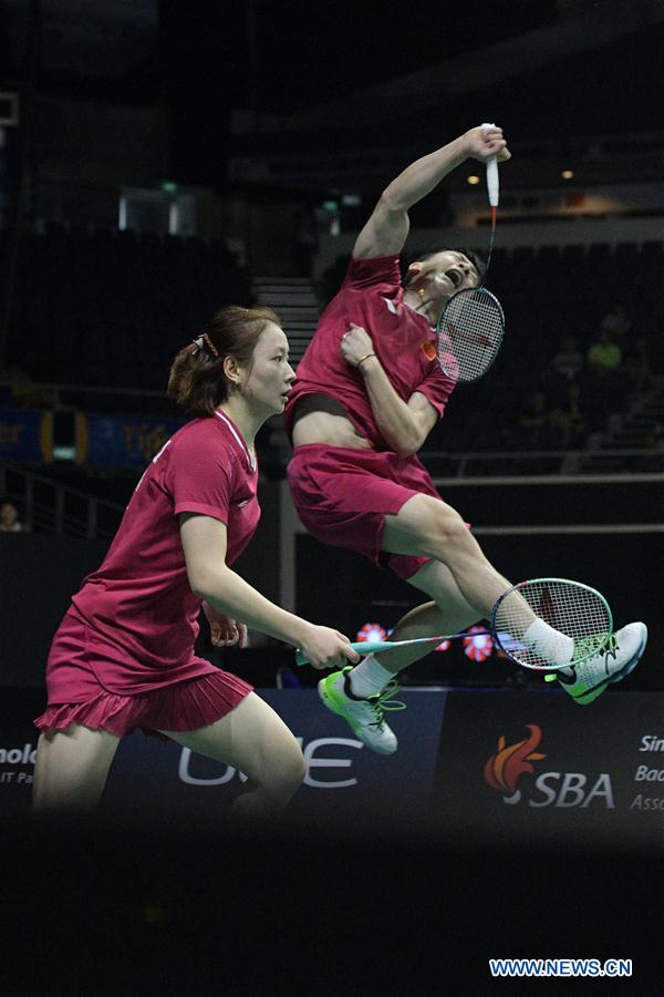 (SP)SINGAPORE-BADMINTON-SINGAPORE OPEN-SEMIFINAL