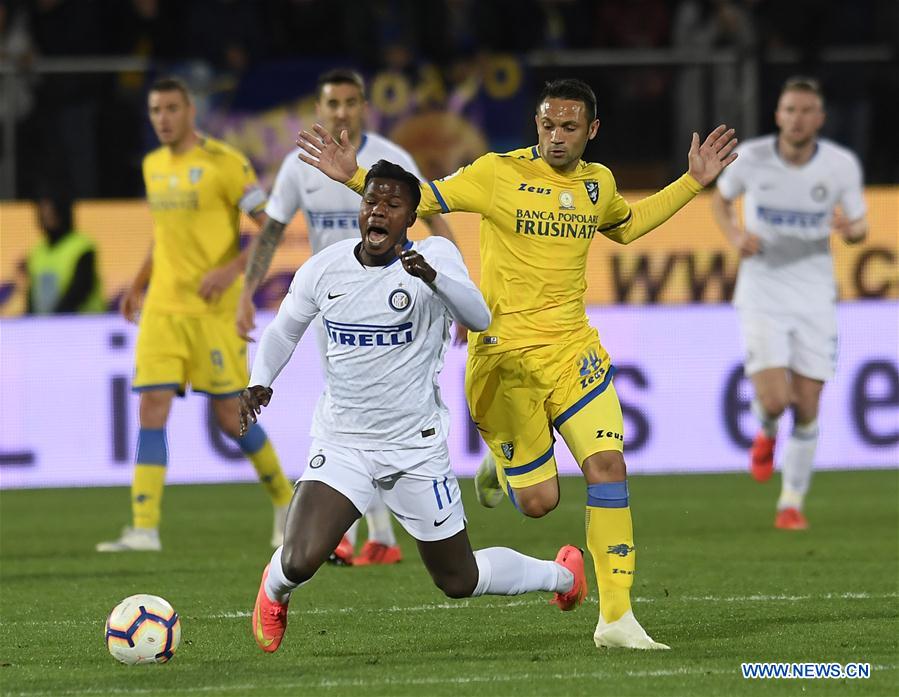 (SP)ITALY-FROSINONE-SOCCER-SERIE A-FROSINONE VS INTER