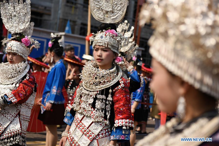 CHINA-GUIZHOU-MIAO ETHNIC GROUP-SISTERS FESTIVAL (CN)