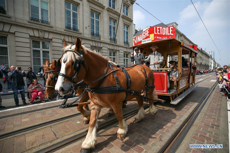 BELGIUM-BRUSSELS-TRAM PARADE