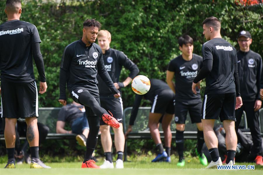 (SP)GERMANY-FRANKFURT-SOCCER-EUROPA LEAGUE-FRANKFURT VS CHELSEA-TRAINING SESSION