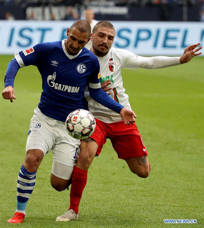 (SP)GERMANY-GELSENKIRCHEN-SOCCER-BUNDESLIGA-SCHALKE VS AUGSBURG