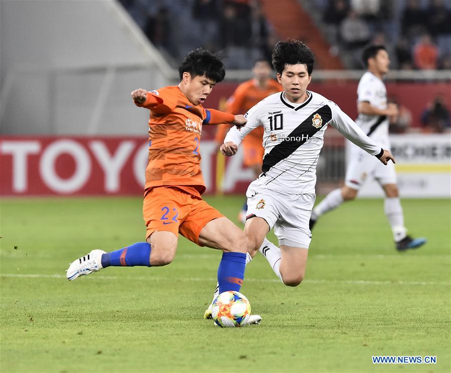 (SP)CHINA-SHANDONG-JINAN-SOCCER-AFC CHAMPIONS LEAGUE-GROUP E