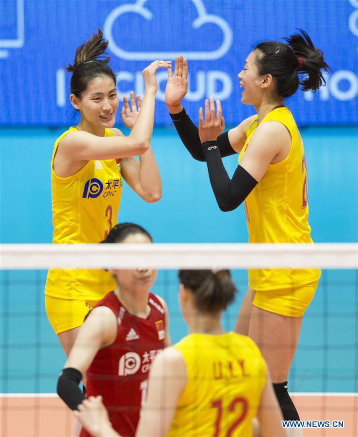 (SP)SWITZERLAND-MONTREUX-VOLLEYBALL-MASTERS WOMEN-GER VS CHN