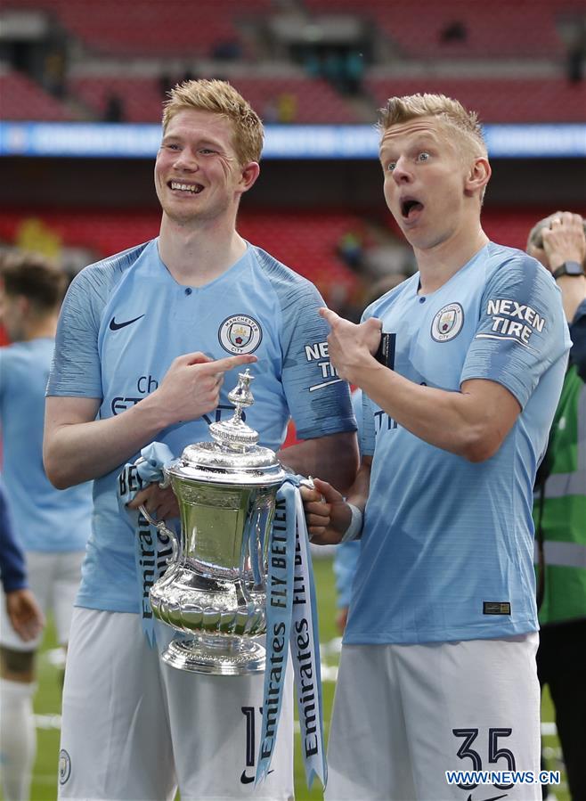 (SP)BRITAIN-LONDON-FOOTBALL-FA CUP-FINAL-MAN CITY VS WATFORD