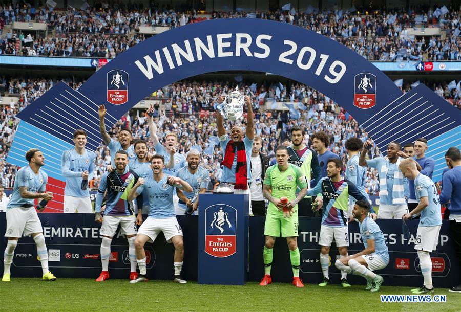 (SP)BRITAIN-LONDON-FOOTBALL-FA CUP-FINAL-MAN CITY VS WATFORD