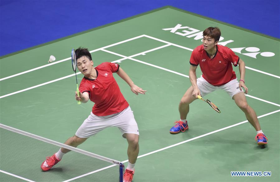 (SP)CHINA-NANNING-SUDIRMAN CUP 2019-CHINA'S HONG KONG VS CHINESE TAIPEI (CN)