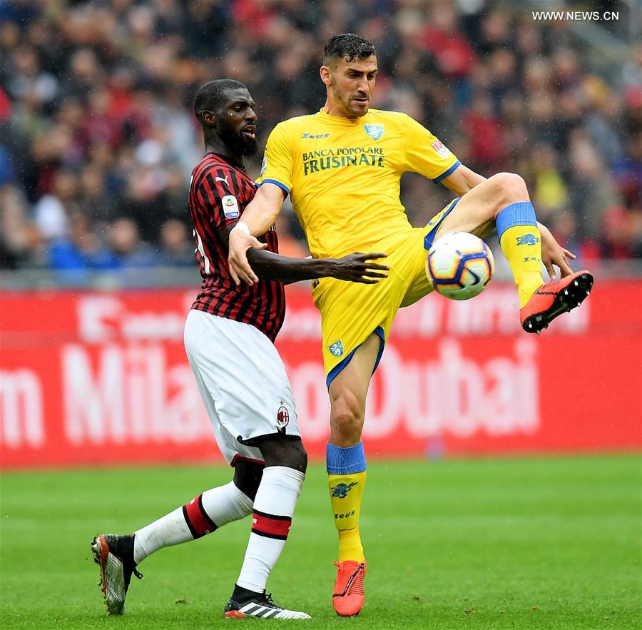 (SP)ITALY-MILAN-SOCCER-SERIE A-AC MILAN VS FROSINONE