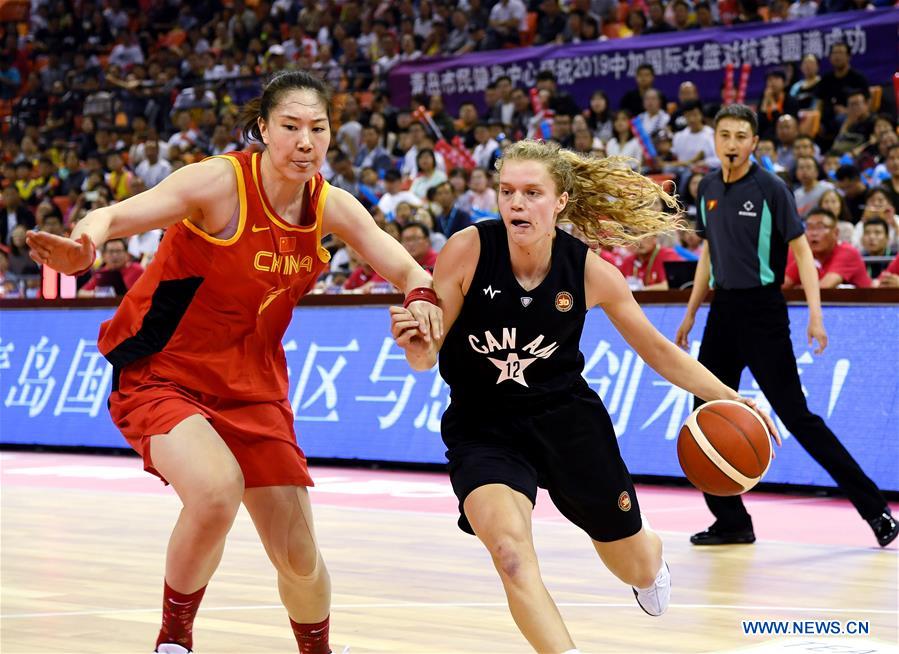 (SP)CHINA-QINGDAO-BASKETBALL-INTERNATIONAL WOMEN'S CHALLENGE