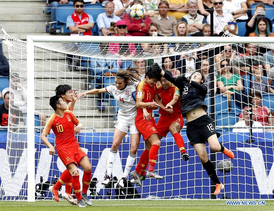 (SP)FRANCE-LE HAVRE-2019 FIFA WOMEN'S WORLD CUP-GROUP B-CHINA-SPAIN