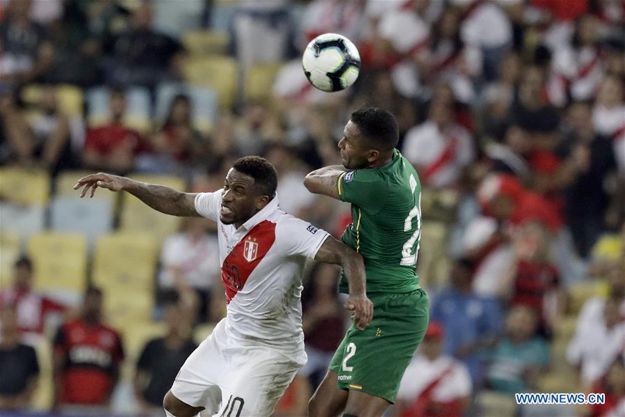 (SP)BRAZIL-RIO DE JANEIRO-SOCCER-COPA AMERICA 2019-BOLIVIA VS PERU